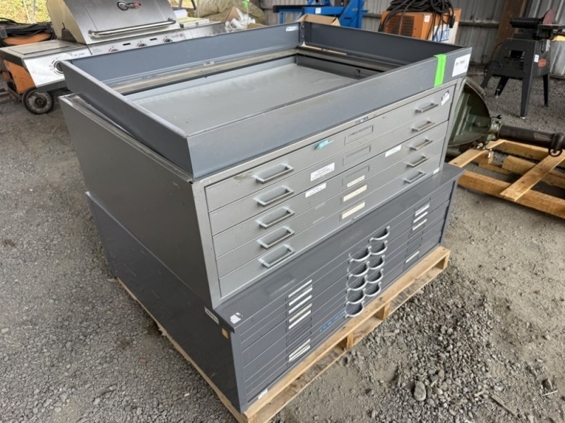 Lateral Map Cabinets, Qty. 2