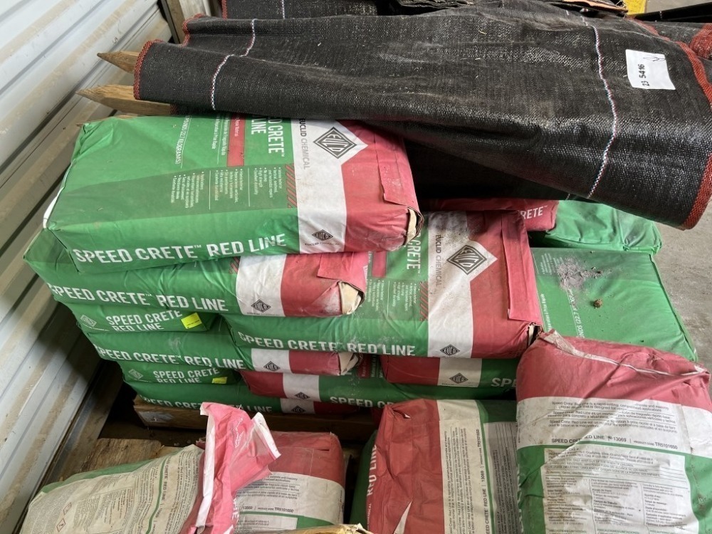 Speed Crete Red Line Concrete | J. Stout Auction