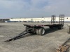 1984 Fruehoff T/A Flatbed Pup Trailer