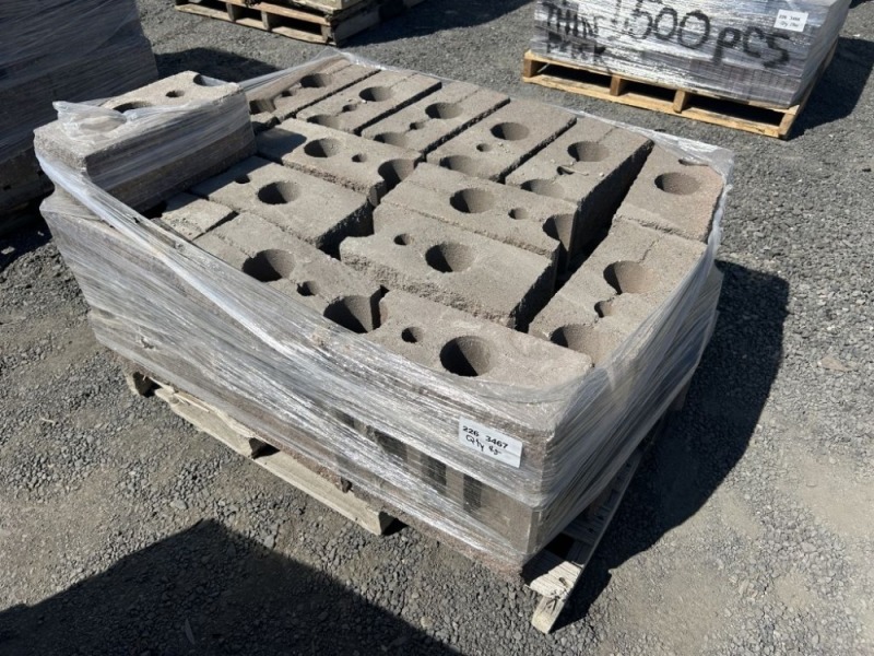 Courtyard Corner Concrete Blocks Qty. 45