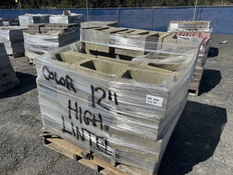 12" Lintel Square End Concrete Supports