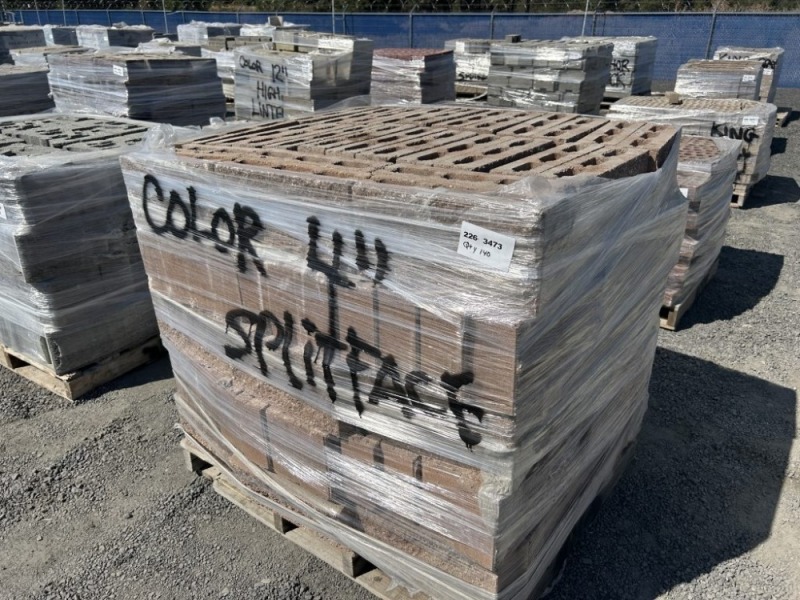 4" Split Face Concrete Blocks, Qty. 140