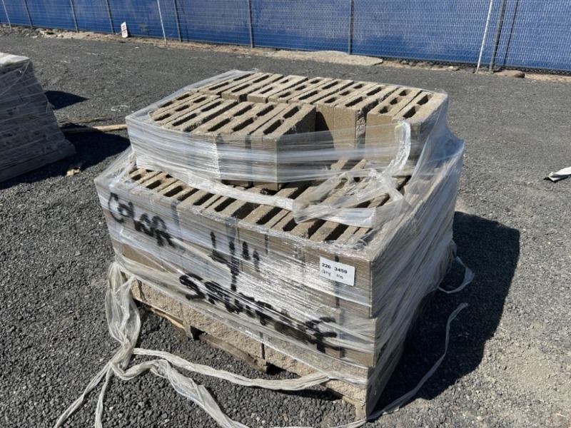 4" Split Face Concrete Blocks, Qty. 100