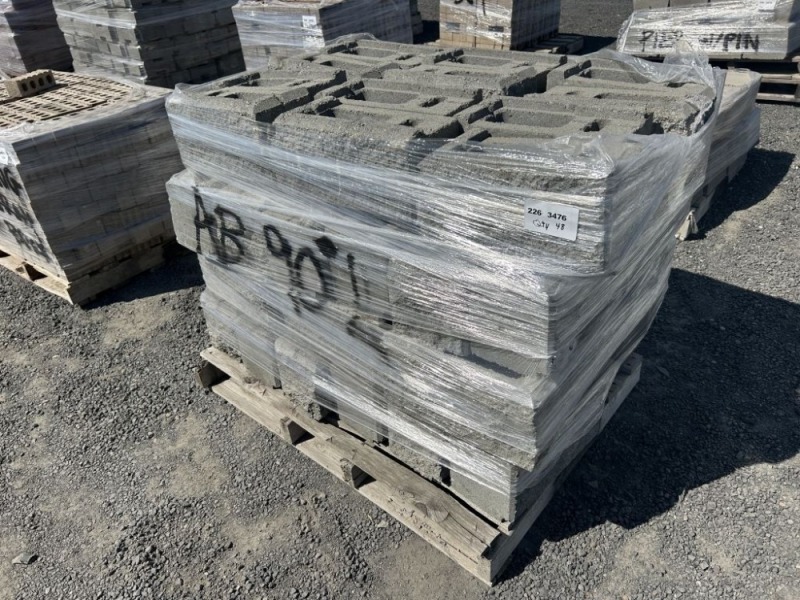 AB Corner Concrete Blocks, Qty. 48