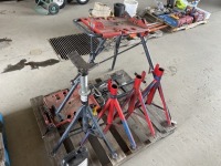 Ridgid Pipe Stands & Milwaukee Vise