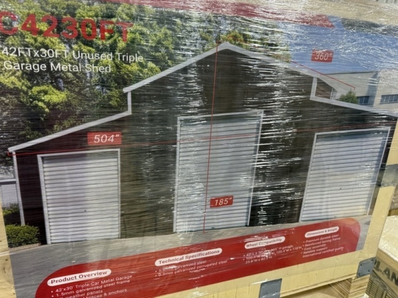 2026 SDLanch SDL4230TGMS Triple Metal Garage