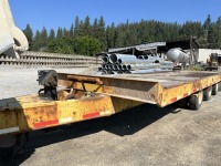 1995 Gem State Tri-Axle Equipment Trailer