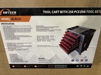 2026 Arteer JS-RC07 Tool Cart w/258pc Tools