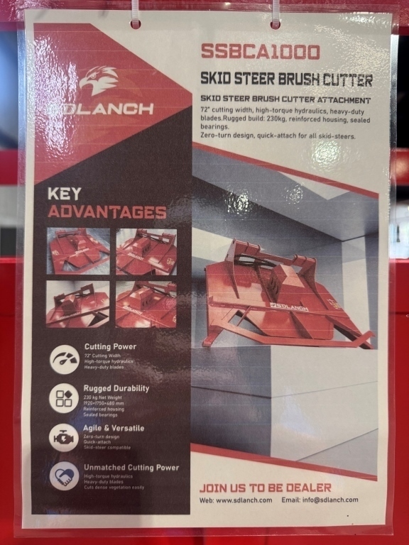 2026 SDLanch SSBCA1000 Brush Cutter