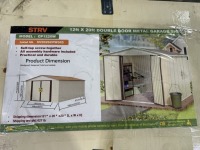 2026 Starvox CP1220W Metal Garage Shed