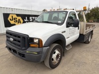 2006 Ford F450 S/A Flatbed Truck