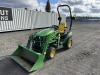 2021 John Deere 1025R 4WD Compact Utility Tractor