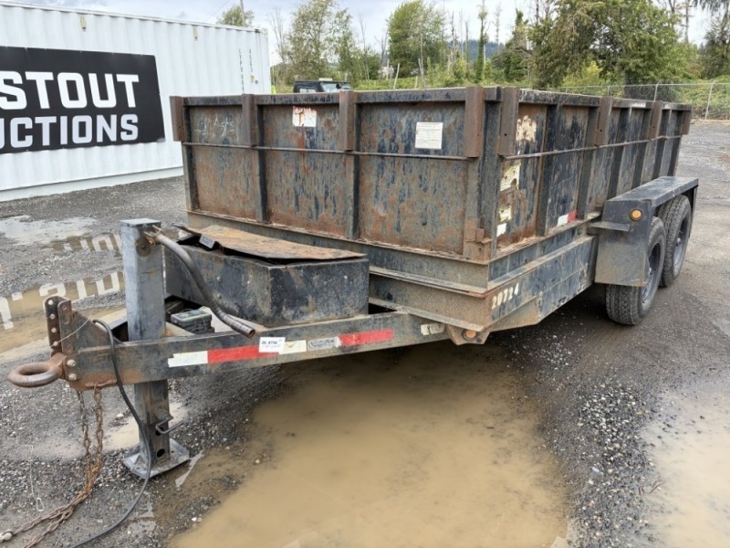 2004 C&B 12-12K T/A Utility Dump Trailer