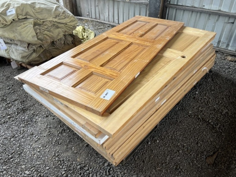 6 Panel Clear Pine Interior Doors