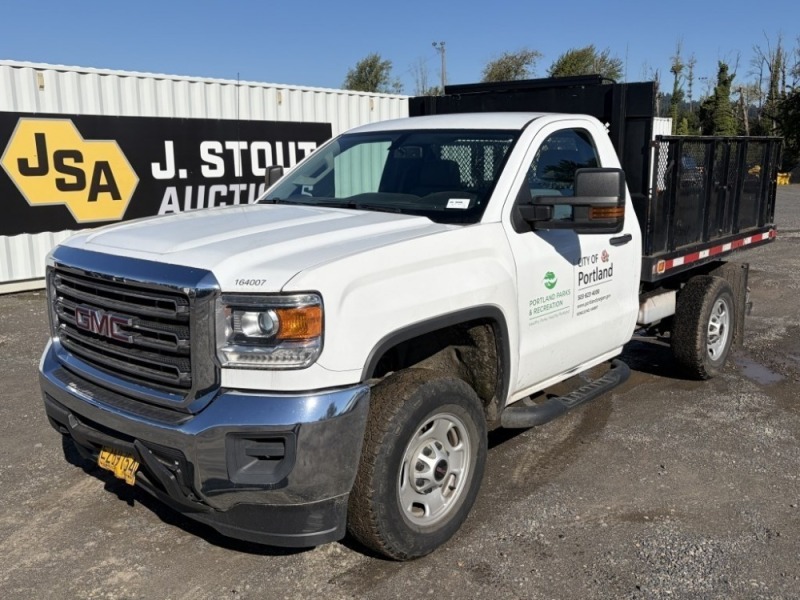 2016 GMC Sierra 2500 S/A Flatbed Dump Truck
