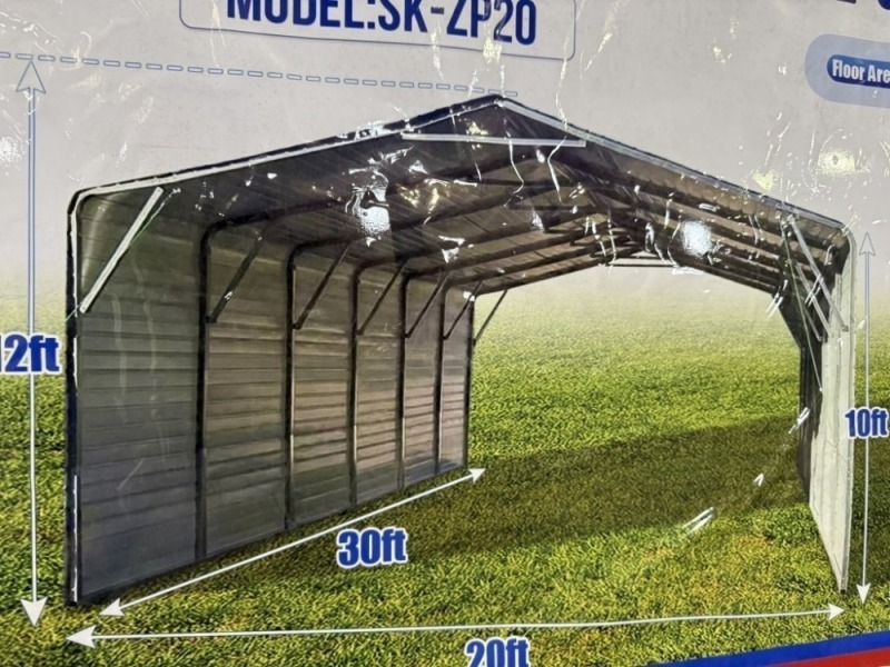 2026 SKLP SK-ZP20 Steel Carport