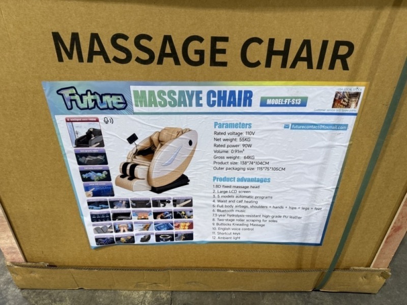 2026 Future FT-S13 Zero Gravity Massage Chair