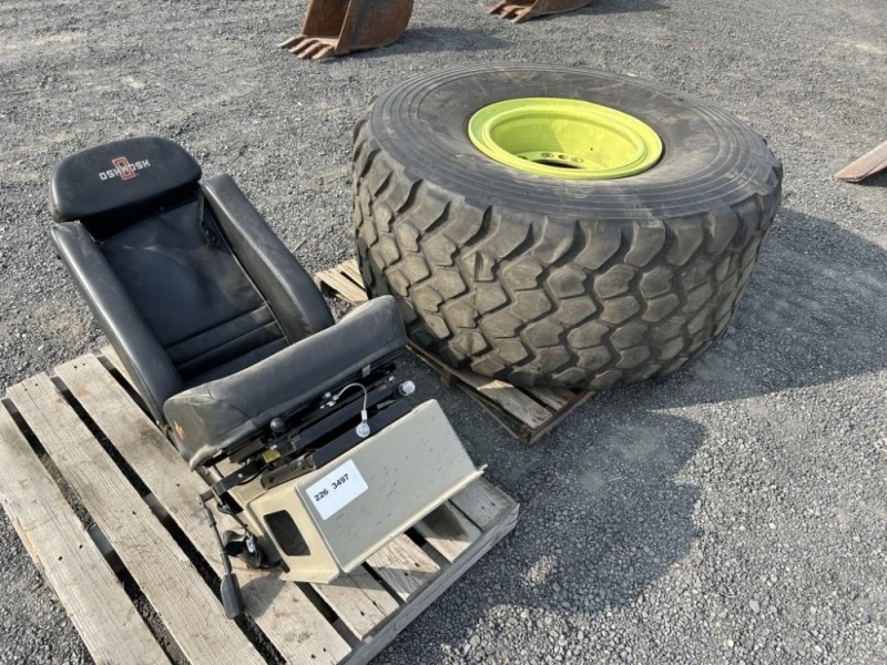Oshkosh Fire Fighter Seat & Tire w/Wheel