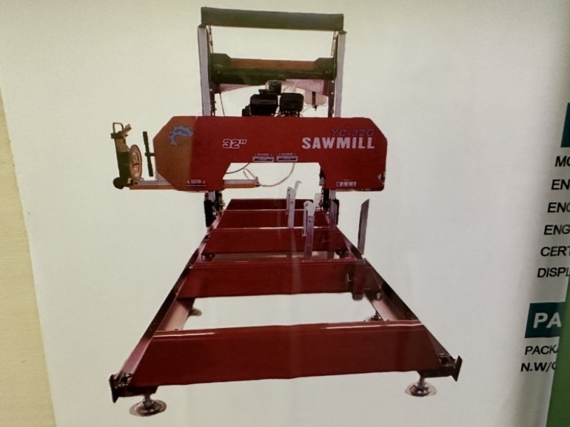 2026 AGT YC-32G Portable Sawmill