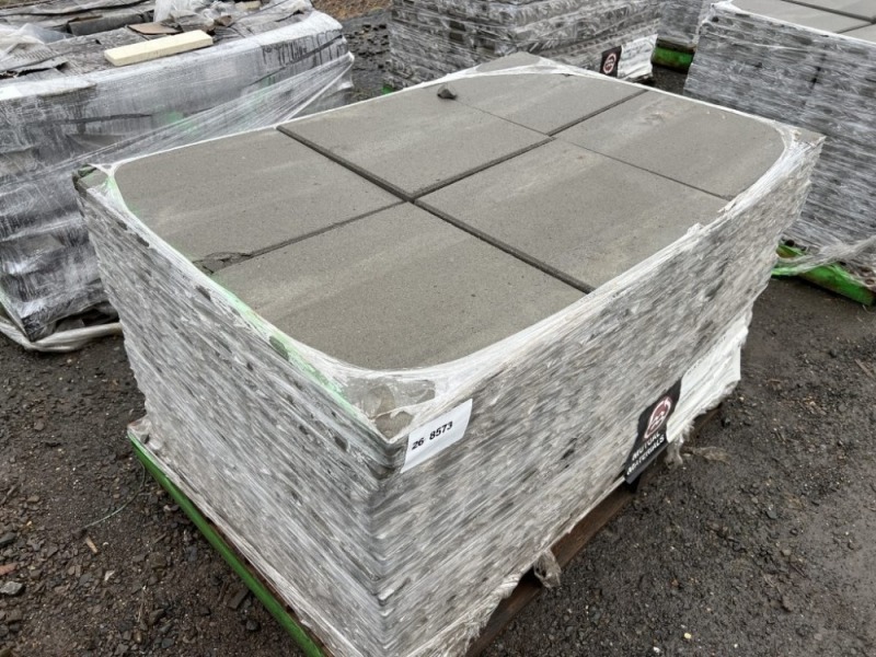 Square Gray Stepping Stones, Qty. 84