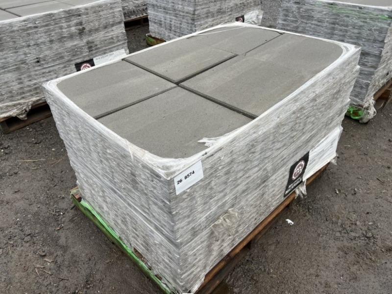 Square Gray Stepping Stones, Qty. 84
