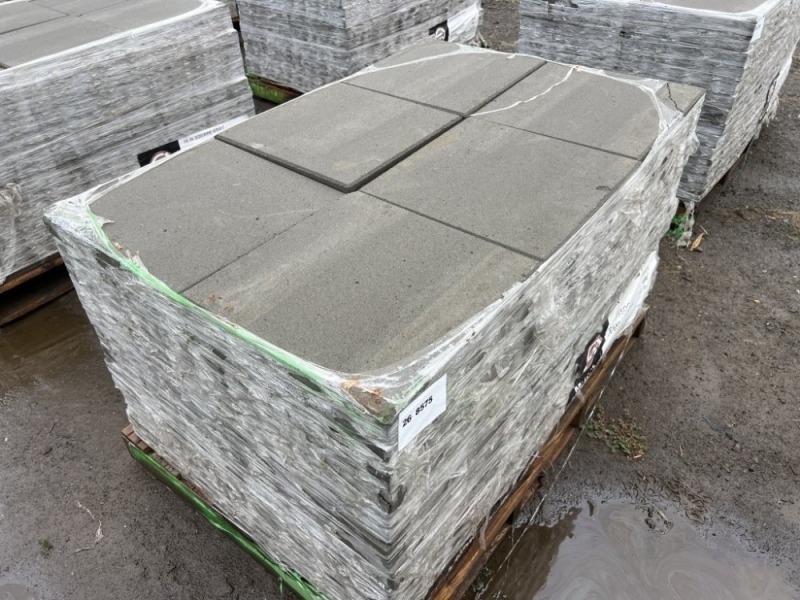 Square Gray Stepping Stones, Qty. 84