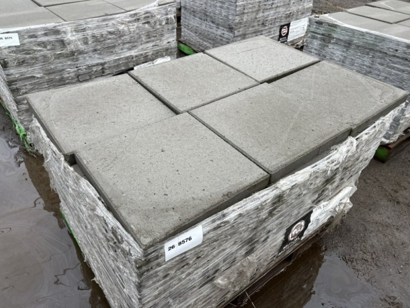 Square Gray Stepping Stones, Qty. 84