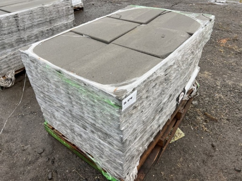 Square Gray Stepping Stones, Qty. 84