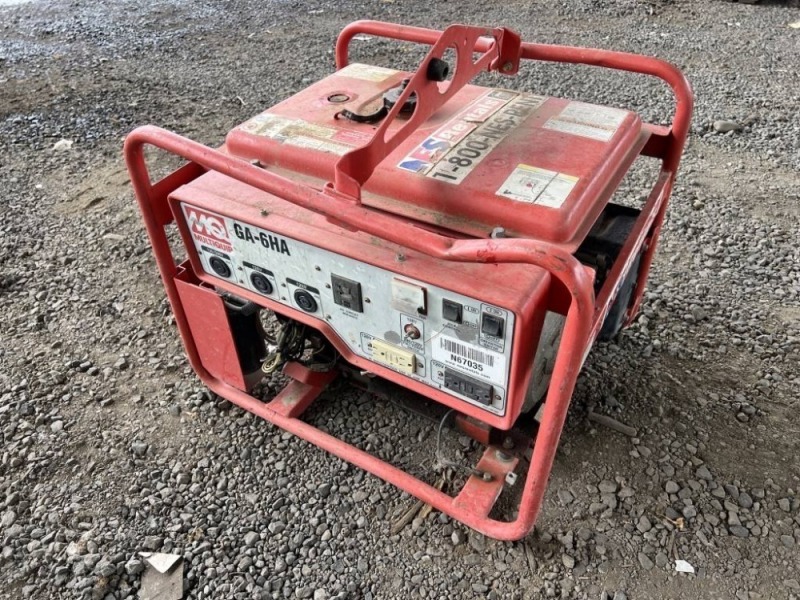 2011 Multiquip GA-6HA 6,000 Watt Generator