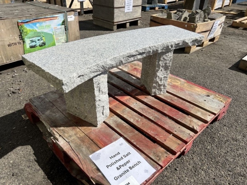 Hand Polished Salt&Pepper Granite Bench