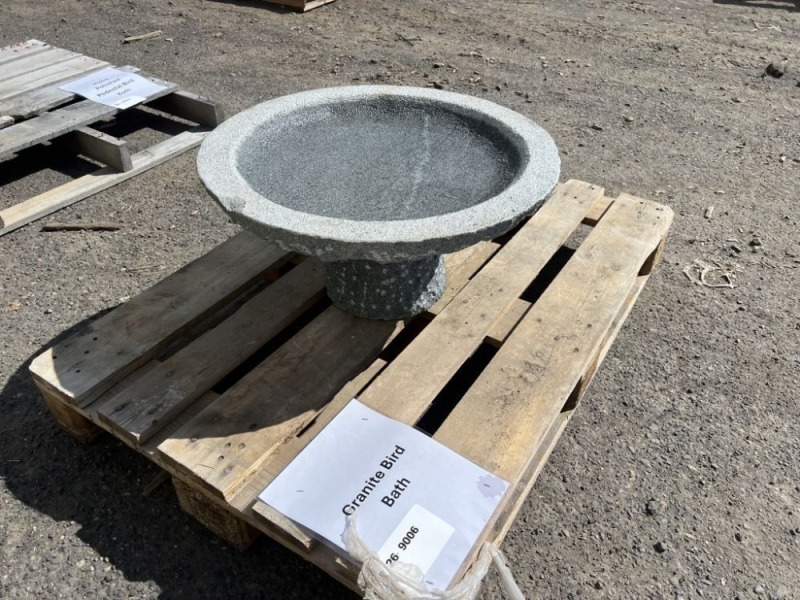 Granite Bird Bath