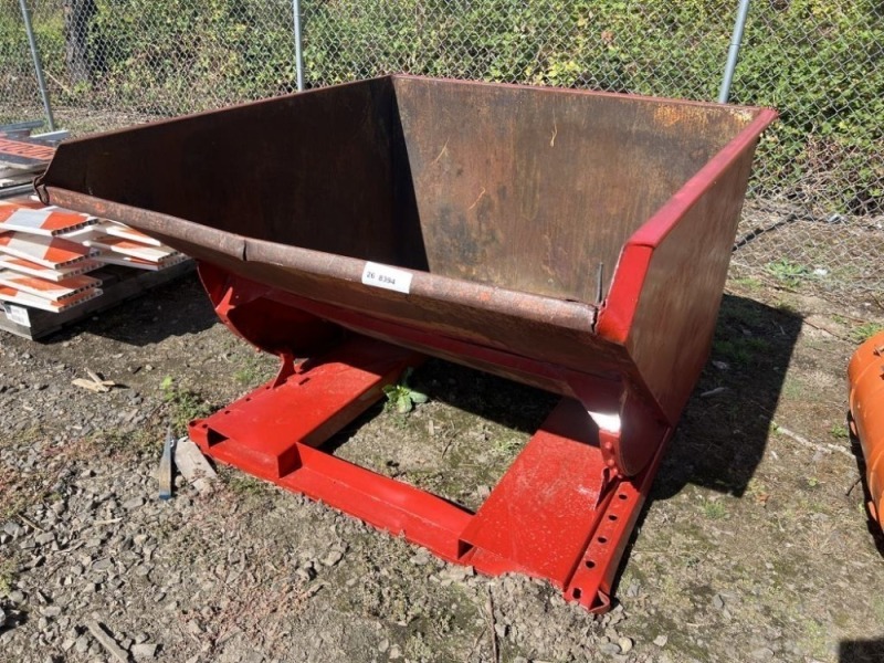 Steel Self-Dumping Hopper W/Fork Pockets