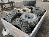 26x11.00-12 Utility Cart Tires & Wheels