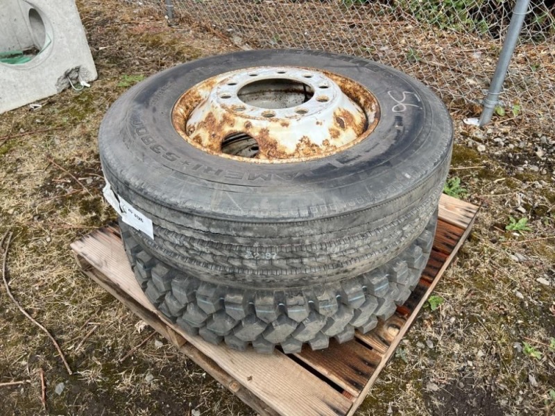 22.5" Tires & Wheels, Qty. 2