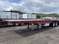 1984 Western T/A Flatbed Trailer