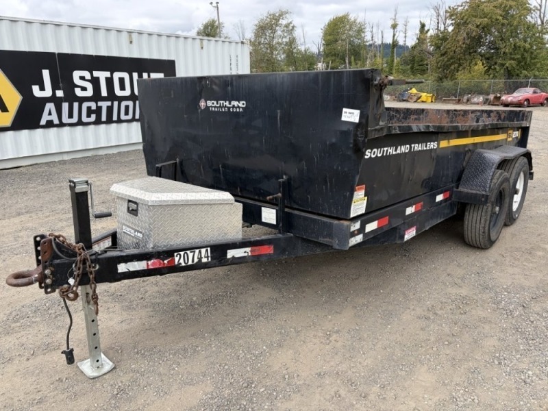 2018 Southland T/A Utility Dump Trailer