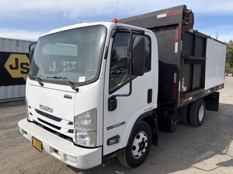 2015 Isuzu NPR HD S/A Landscaper Dump Truck