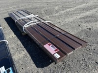 2026 Brown 12' x 3' Metal Roof Panels Qty. 70