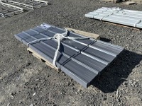 2026 Grey 8' x 3' Metal Roof Panels, Qty. 70