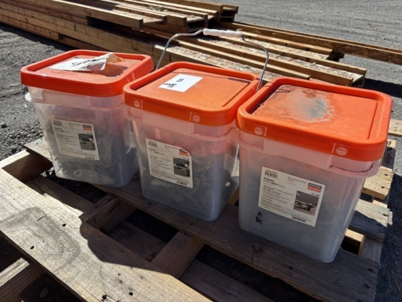 SDWS Timber Screws, Qty. 3 Buckets