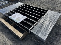 2026 Black Steel Fence Panels, Qty. 5
