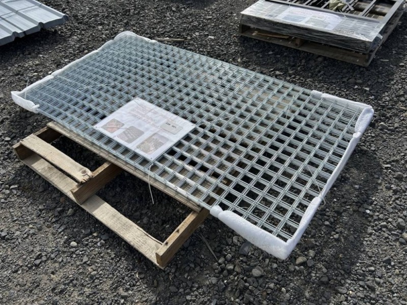 2026 Steel Garden Mesh Fence Panels, Qty. 10