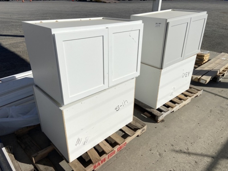 Huntwood Mountable Cabinets, Qty. 4