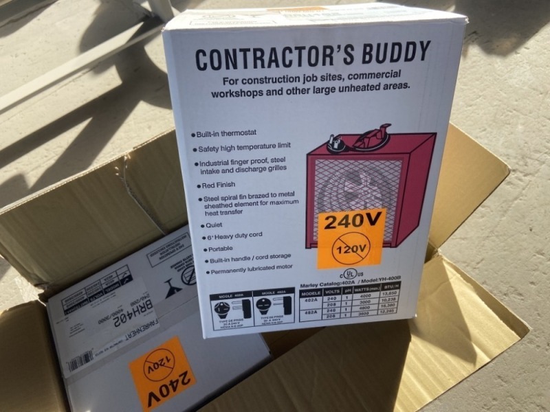 Marley Contractor's Buddy Space Heaters