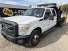 2011 Ford F350 SD Crew Cab Flatbed Utility Truck