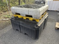 Poly Spill Containment Pallets, Qty. 3