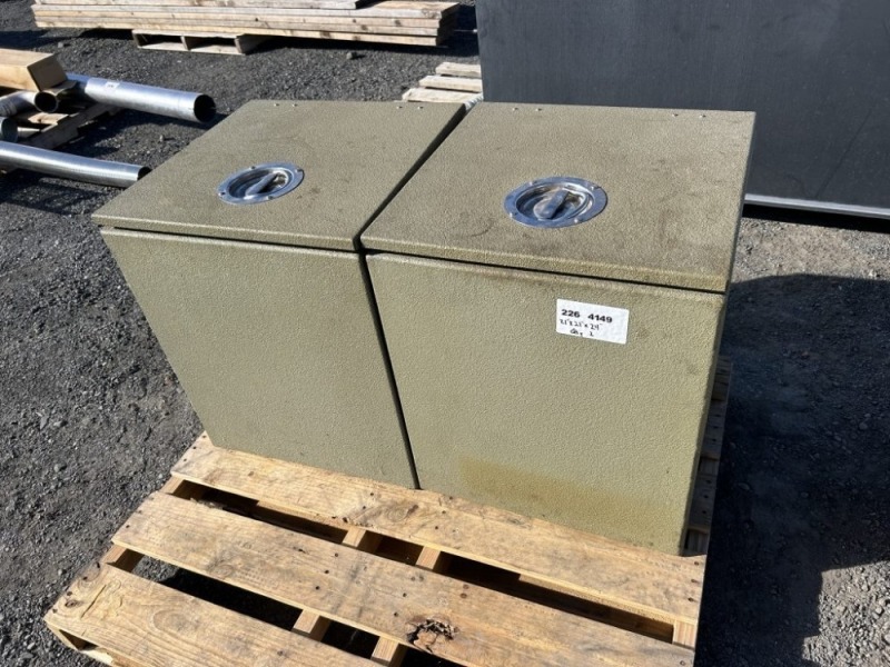 Heavy Duty Storage Boxes, Qty. 2
