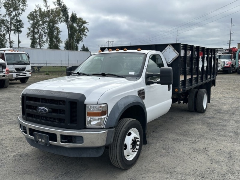 2009 Ford F550 SD Flatbed Truck