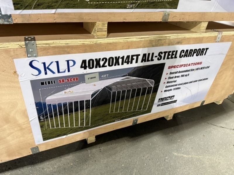 2026 SKLP SK-SC40 Steel Carport