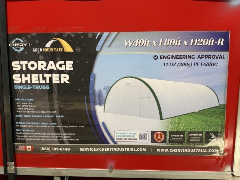 2026 Gold Mount 408020 Dome Storage Shelter